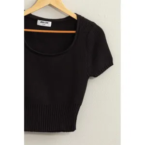 Trendiest Babe Short Sleeve Sweater Top