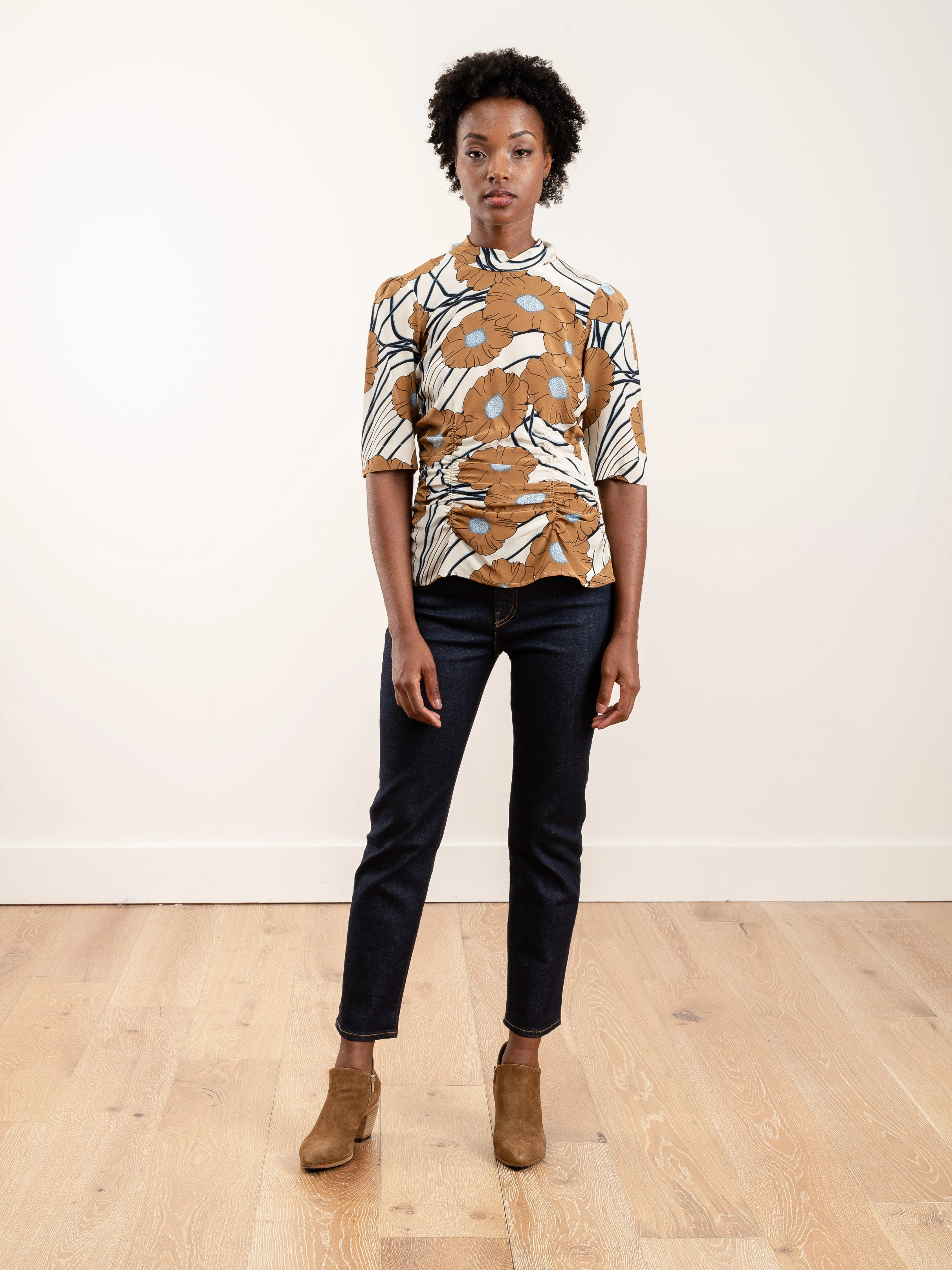trifle top - khaki