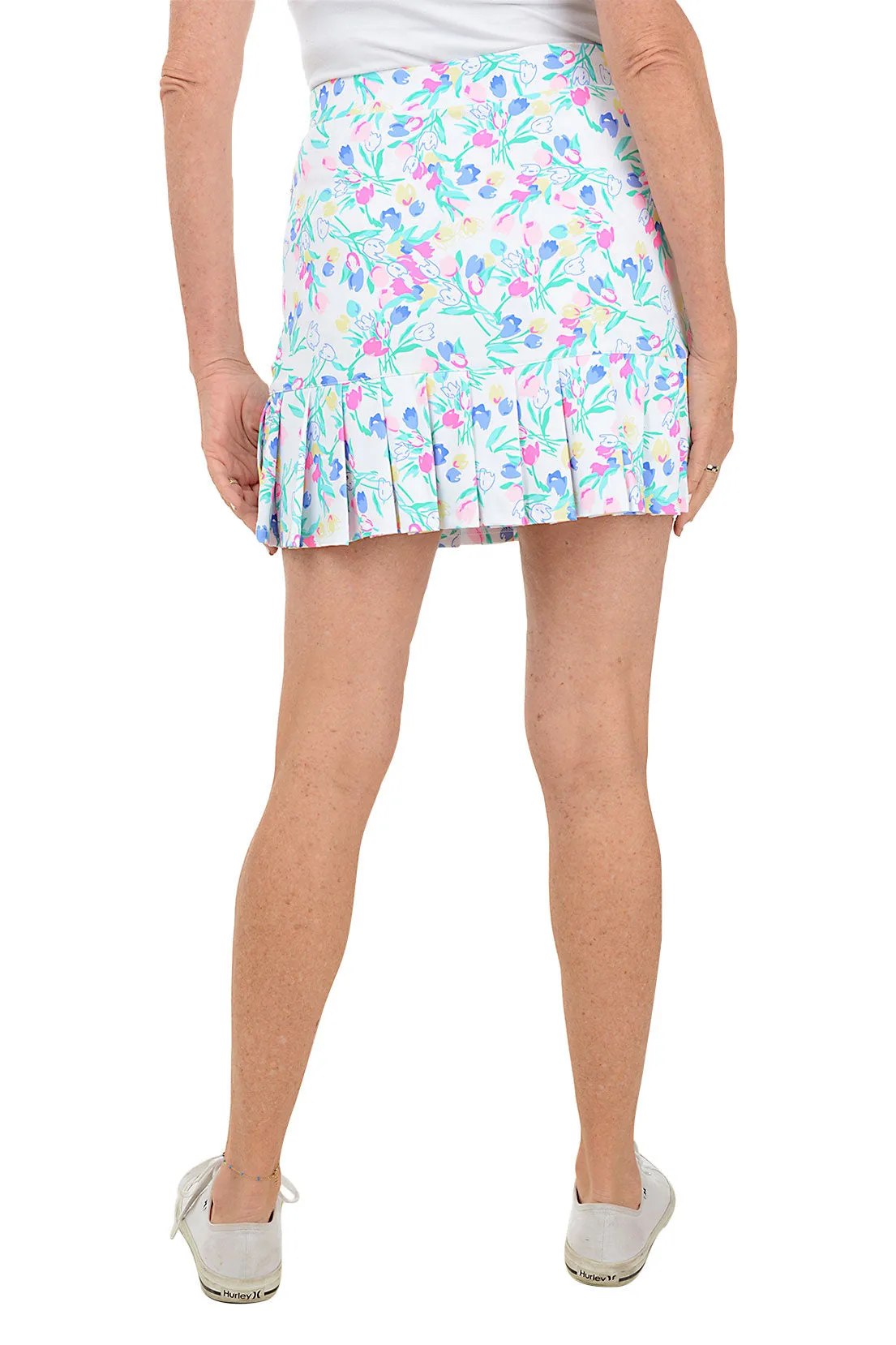 Tulip Bouquet UPF50  Pleated Skort