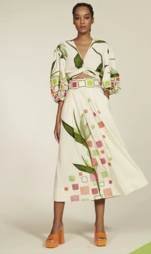 TULIP MIDI SKIRT CHOLET 802230904