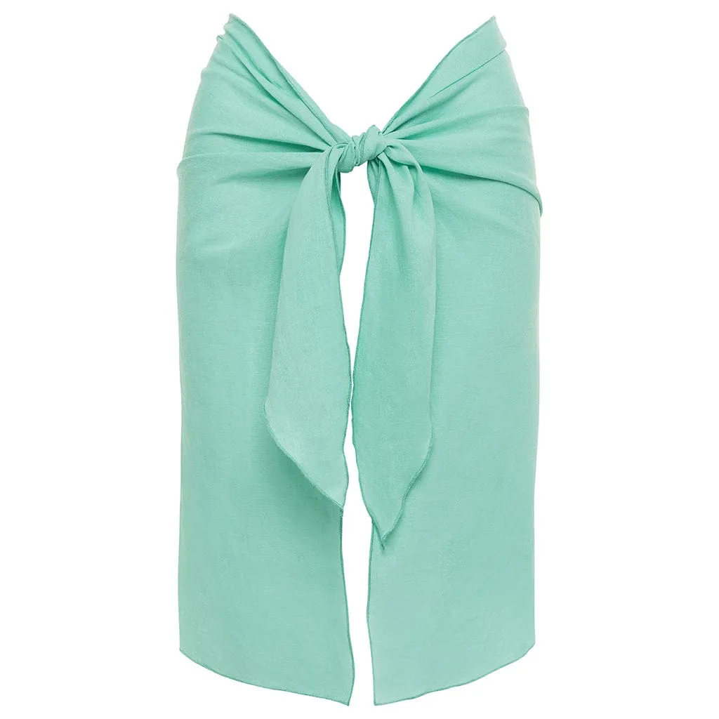 Turquoise Tulip Sarong