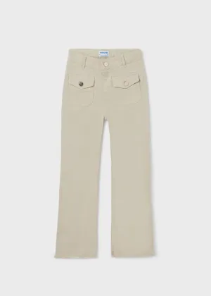 TWEEN CROPPED FRAYED HEM PANT