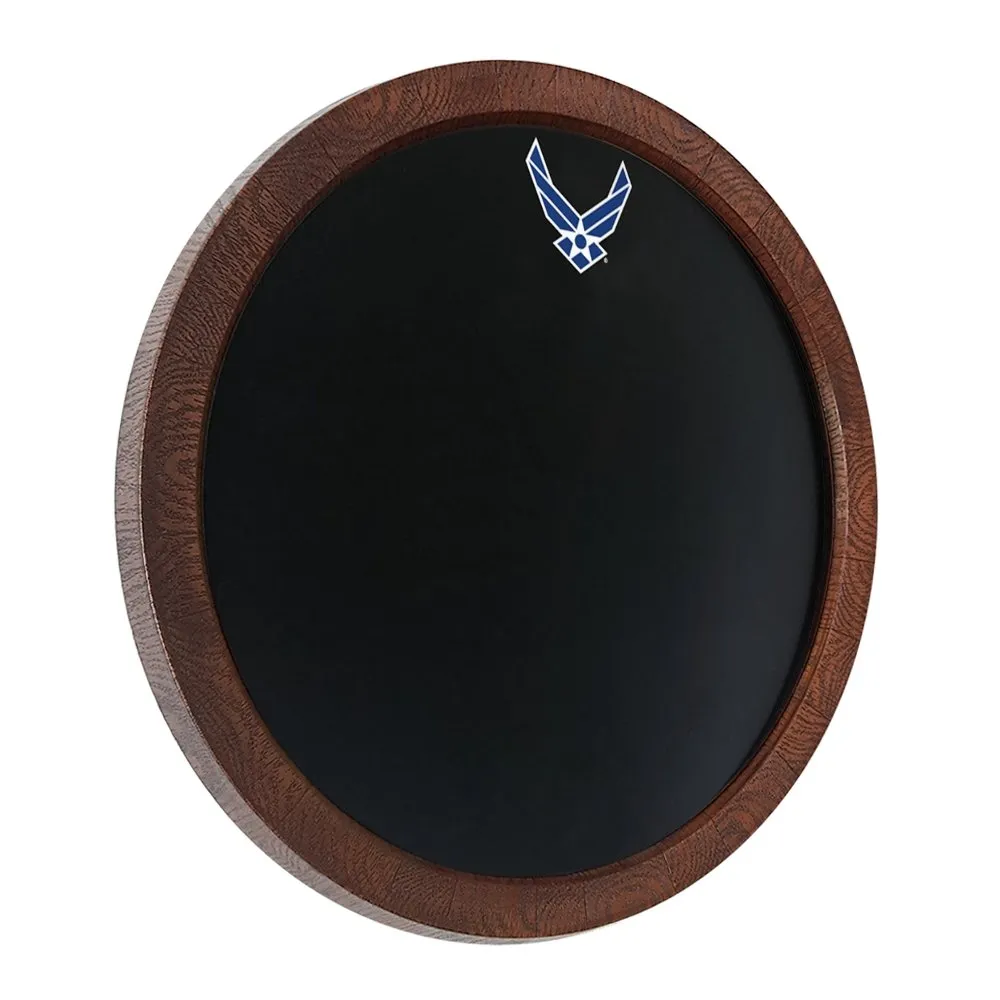 US Air Force: Chalkboard "Faux" Barrel Top Sign