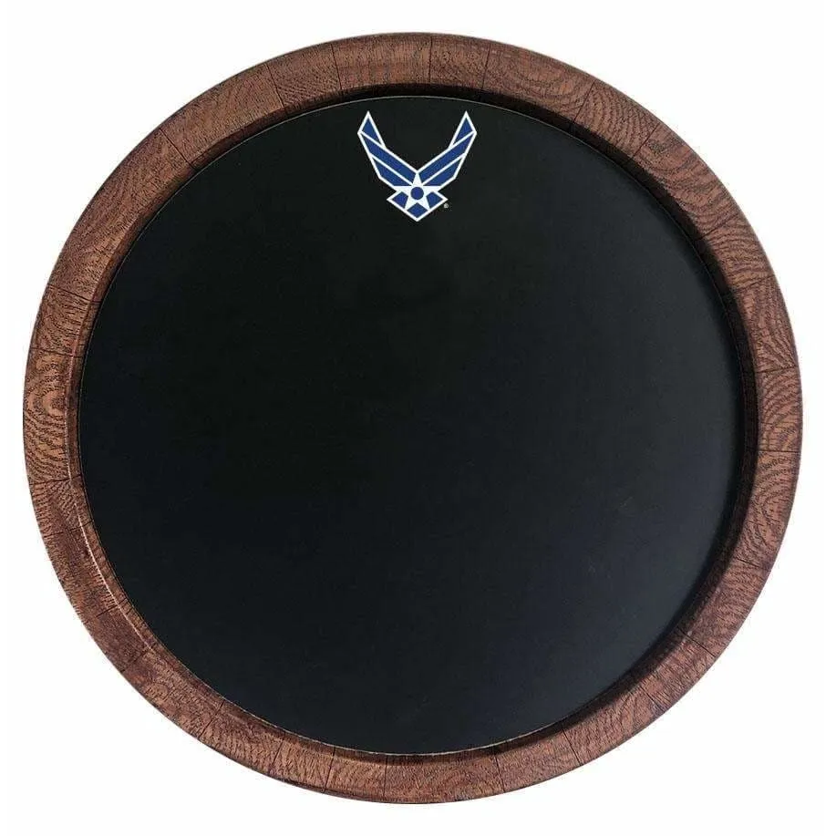 US Air Force: Chalkboard "Faux" Barrel Top Sign