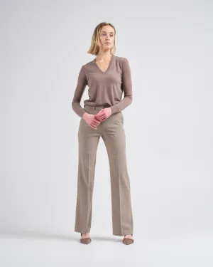v-neck ls sweater