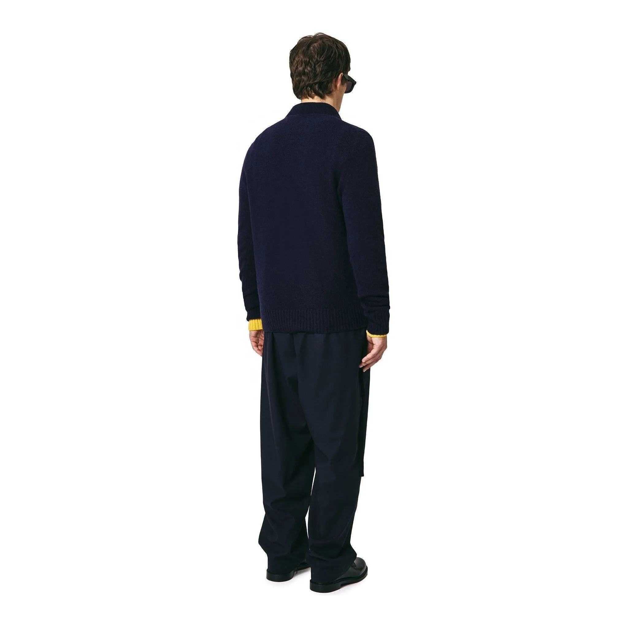 V Neck Sweater, Blu