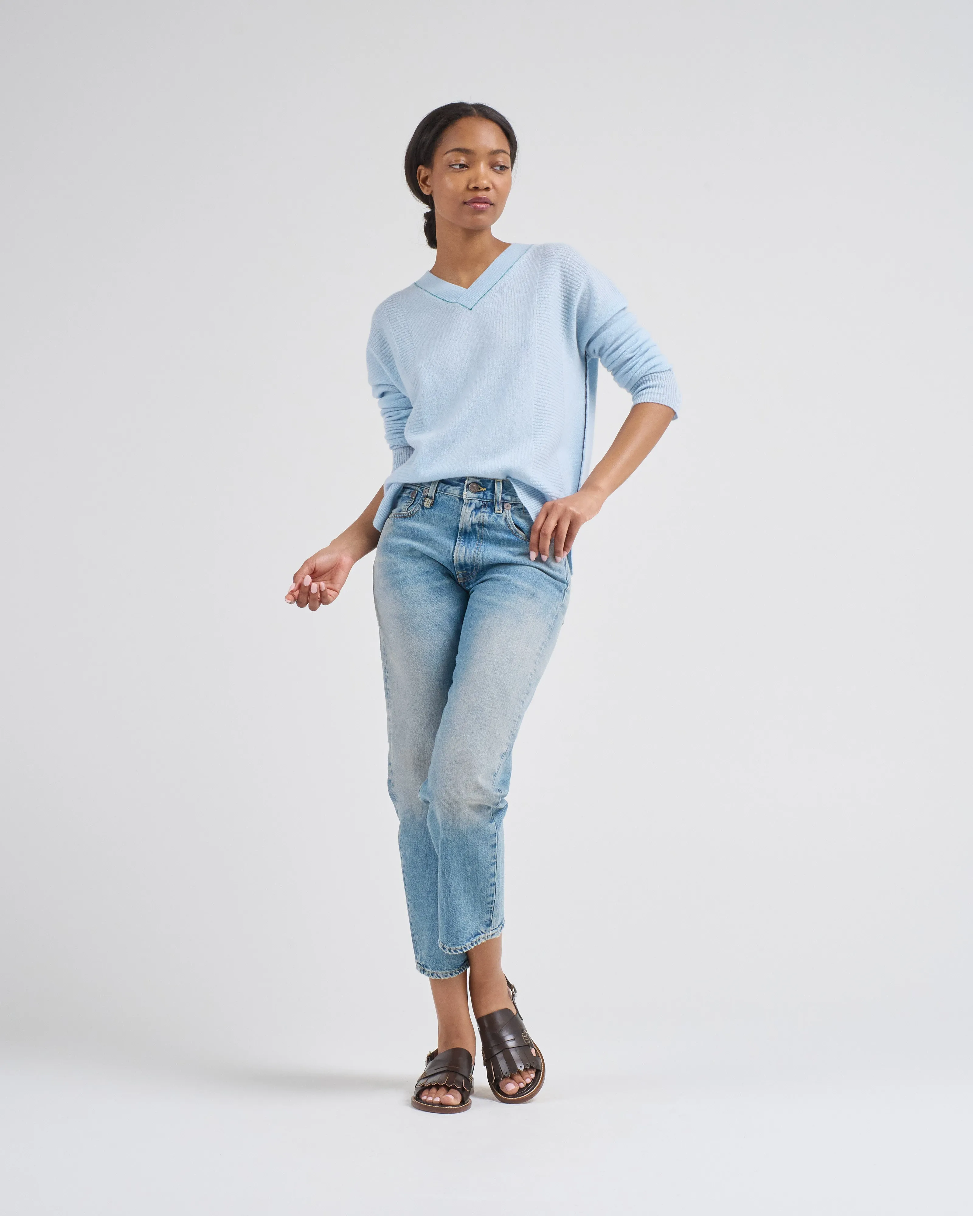 v-neck sweater