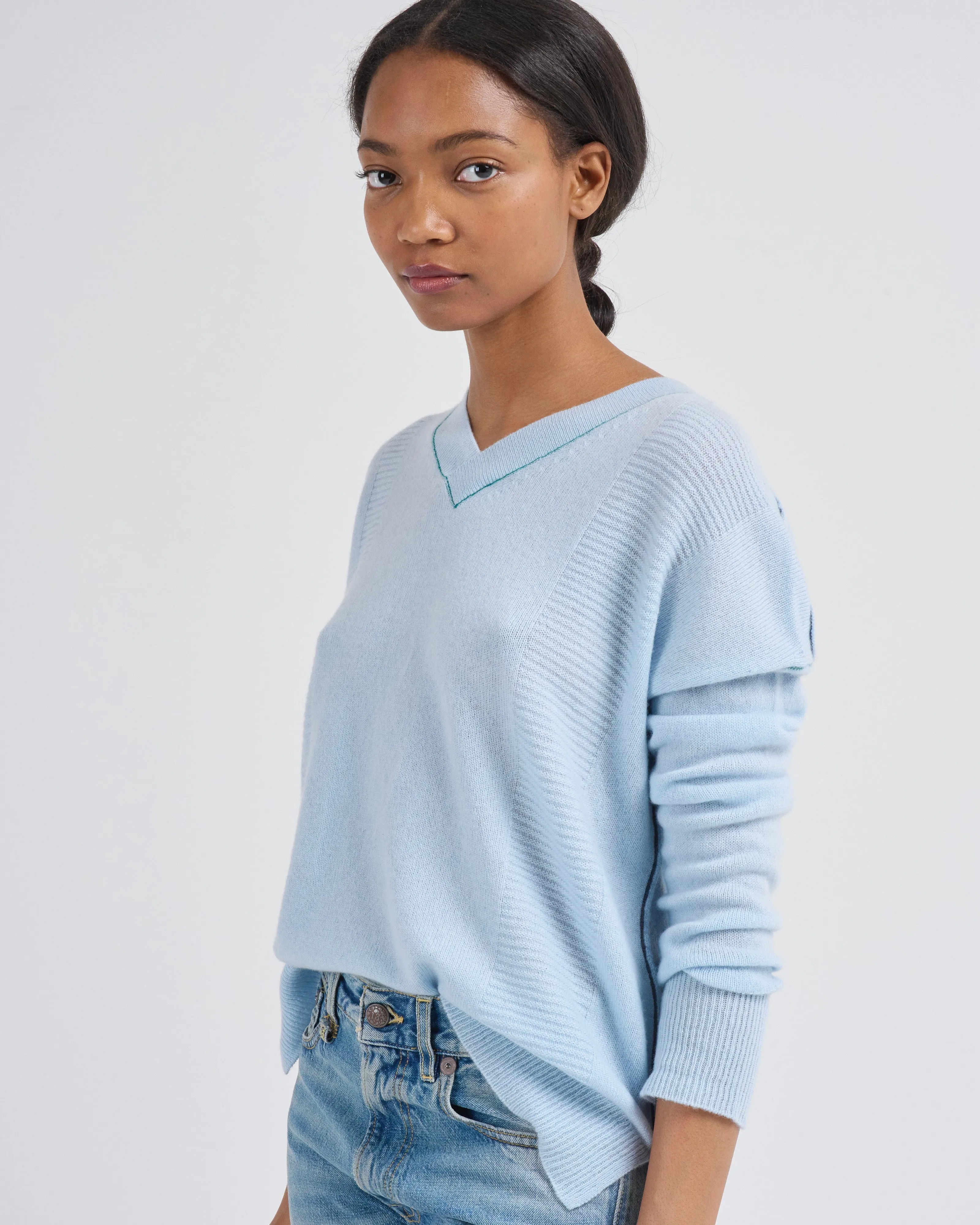 v-neck sweater
