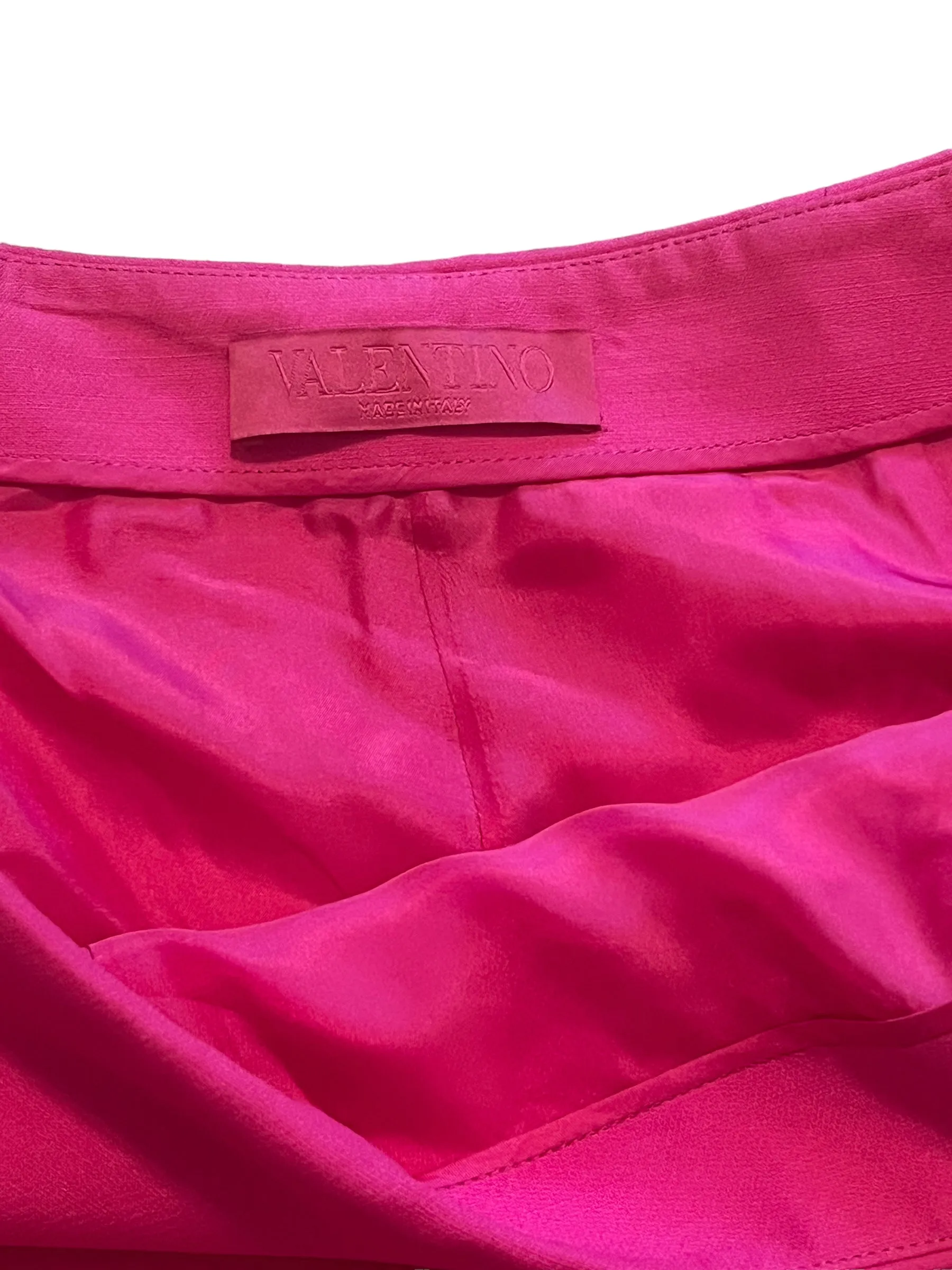 Valentino Size 38 Pink PP by Valentino Crepe Couture Bow Skort