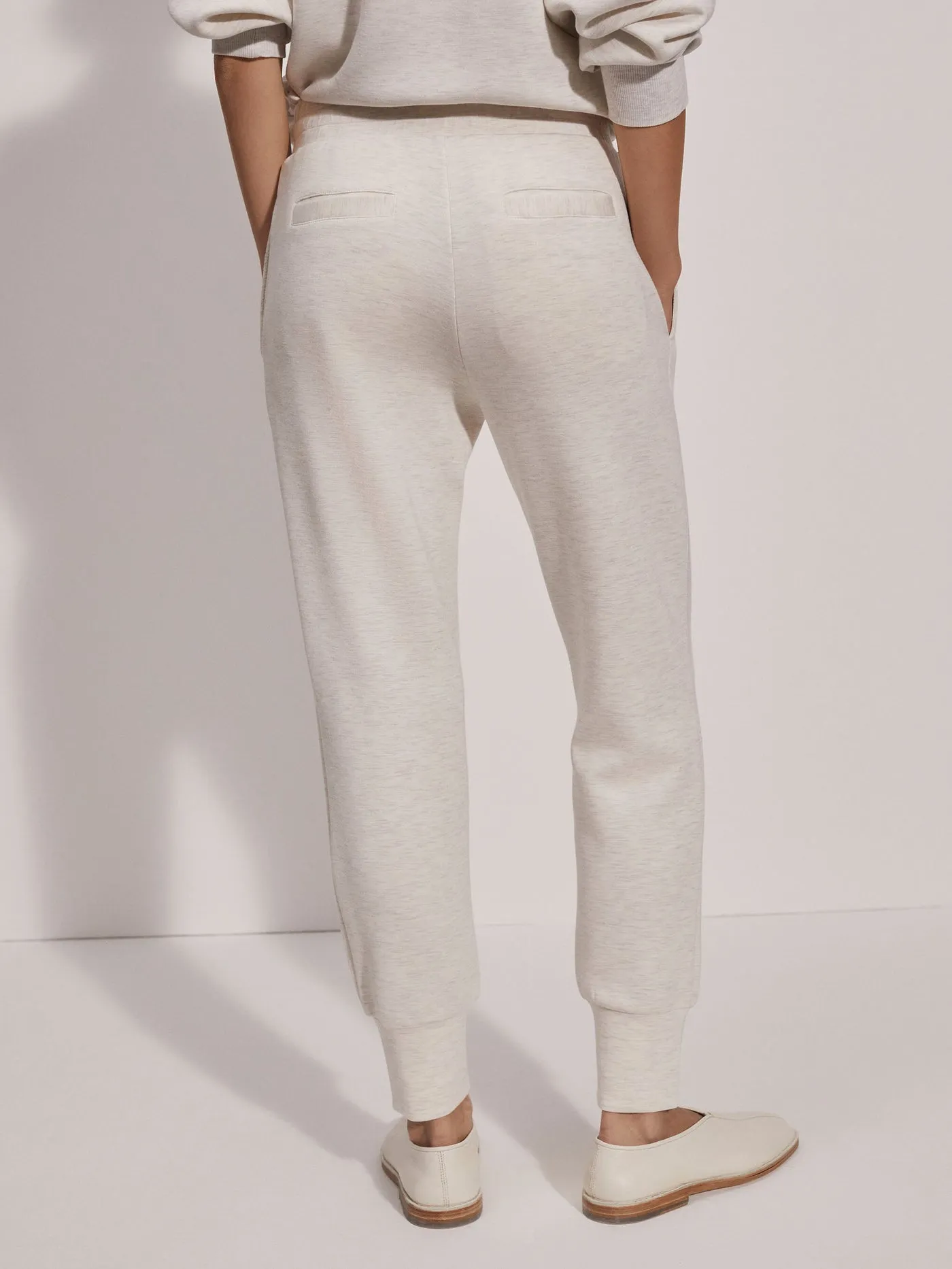 Varley | The Slim Cuff Pant 25" {Ivory Marl}