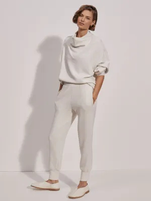 Varley | The Slim Cuff Pant 25" {Ivory Marl}