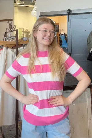 Vera Striped Crew Sweater