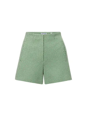 Veronica Beard Jazmin Short in Lemongrass/Dove