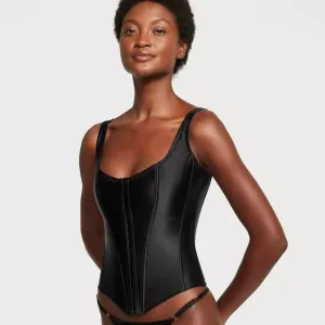 Victoria´s Secret Very Sexy The Classic 100% Silk Corset Tank Top Size XS