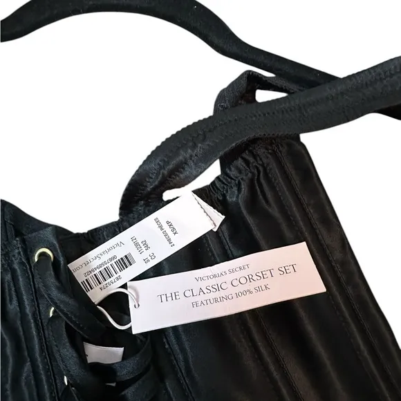 Victoria´s Secret Very Sexy The Classic 100% Silk Corset Tank Top Size XS