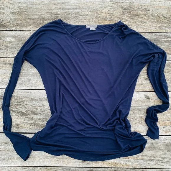 Vince Liquid Long Sleeve Seamless Top