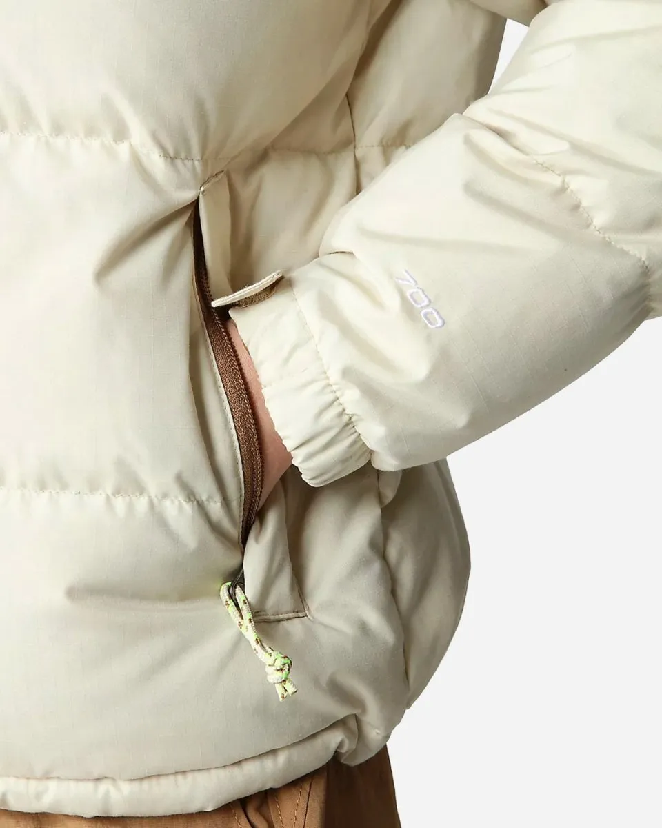 W 92 Low-Fi Hi-Tek Nuptse Jacket - Gravel/Utility Brown