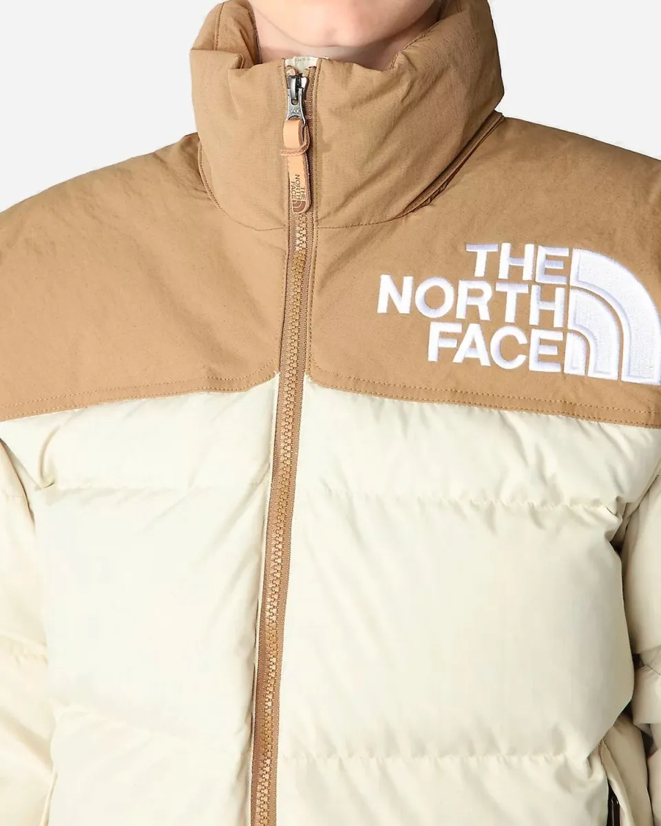 W 92 Low-Fi Hi-Tek Nuptse Jacket - Gravel/Utility Brown