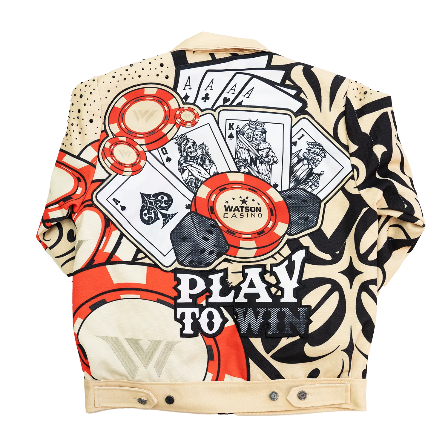 WATSON PLAY TO WIN CASINO WORK JACKET (CREAM)