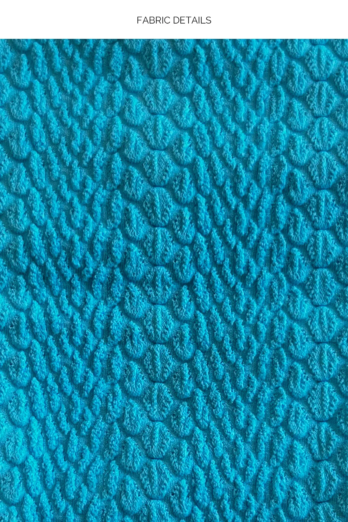 WAVY BABY - Asymmetric Ring Top & Mini Skirt • Caribe Blue