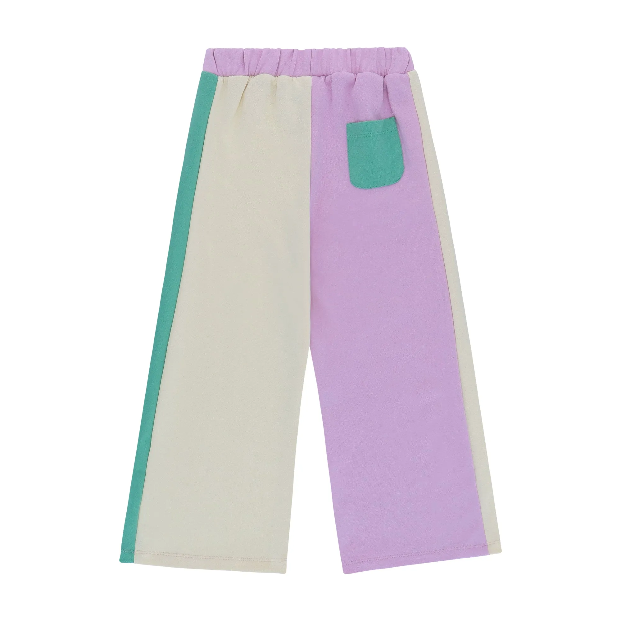 WIDE JOG PANT Color Block