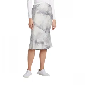 Wild Fable Women's Satin Bias Cut Tie-Dye Midi Skirt