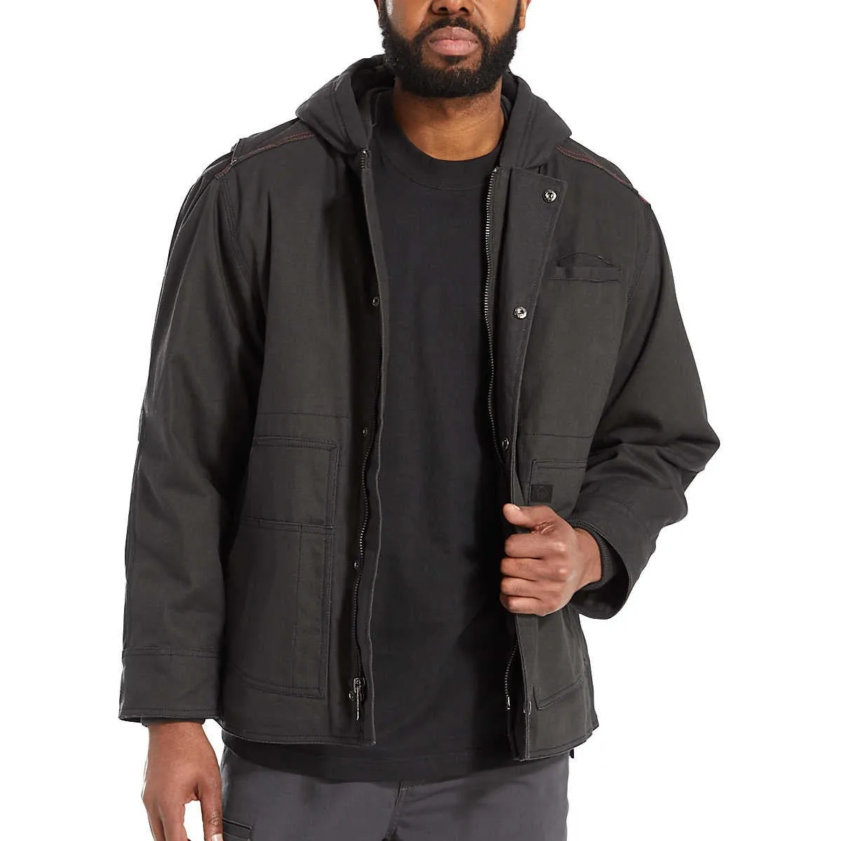 Wolverine Men's Guardian Cotton Work Jacket Onyx - W1208510-031