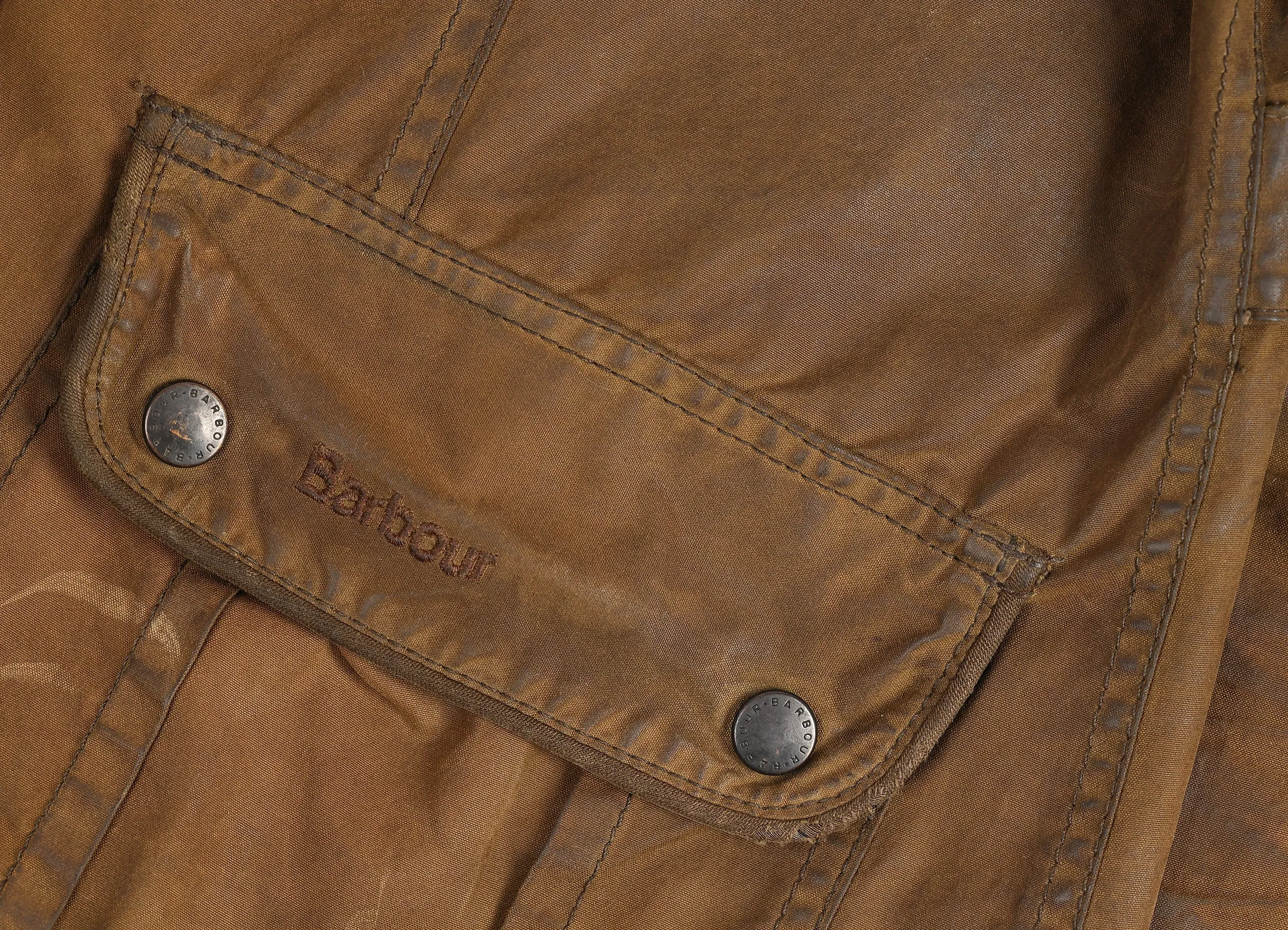 Women's Barbour Utility Wax Jacket - Brown - Womens M