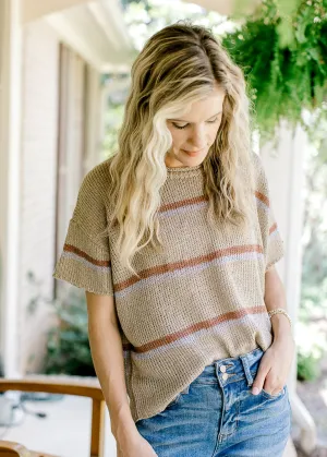 XZ Mocha Magic Short Sleeve Sweater