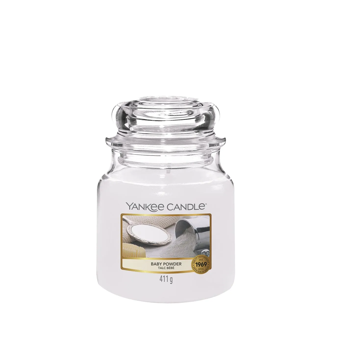 Yankee Candle Medium Jar Baby Powder Classic 411g