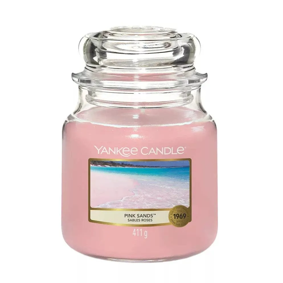 Yankee Candle Medium Jar Classic Pink Sands 411g