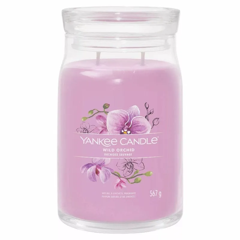 Yankee Candle Signature Large Jar Wild Orchid 567g