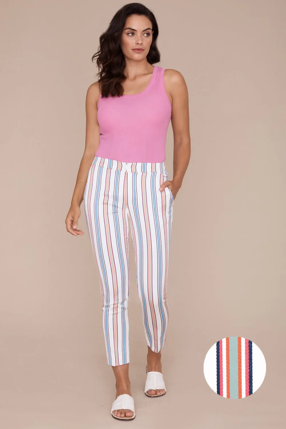 Zara Pant - Parallel Stripe: FINAL SALE